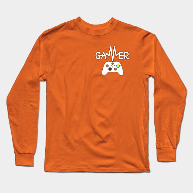 Gamer Heartbeat Alt Long Sleeve T-Shirt by Gamers Gear